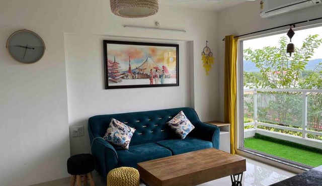 Shangri-la 2BHK Flat near Imagica with Pool