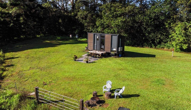 White Jacaranda Tiny House by Tiny Away in Maleny