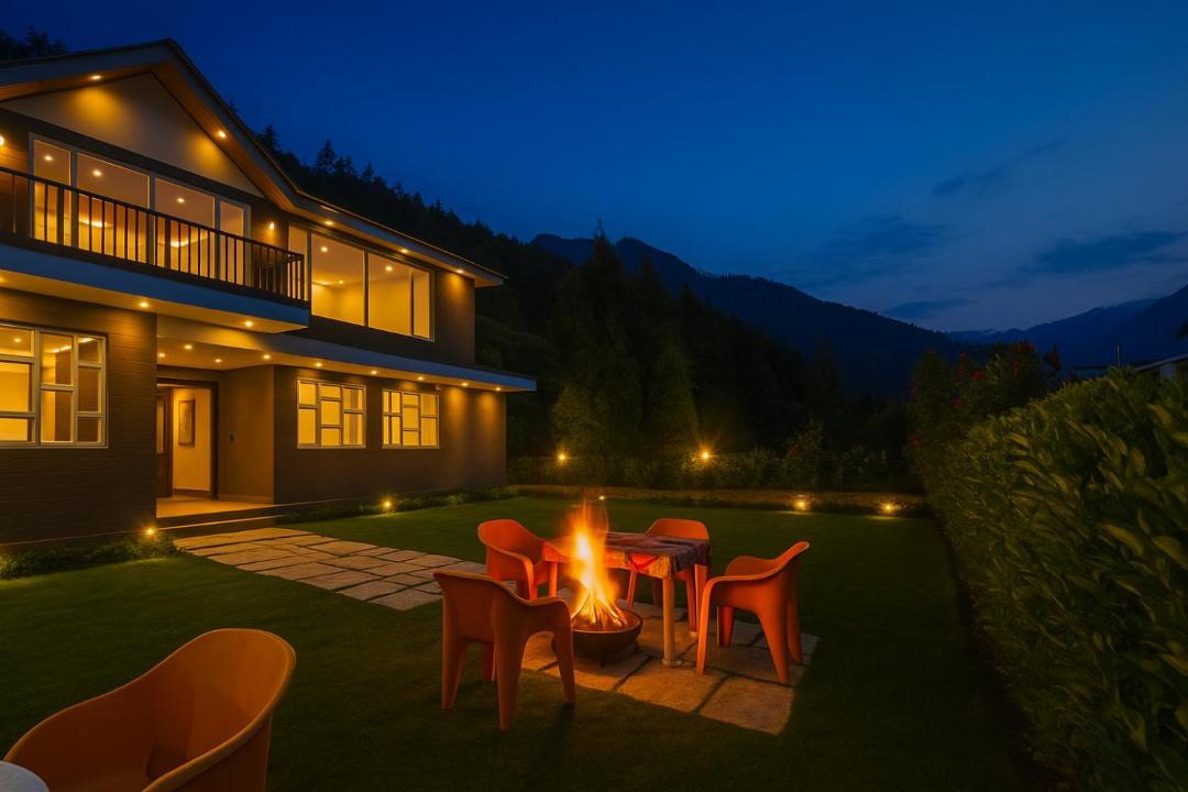 Manali Hotel | Manu Villa Manali - A Beautiful Cottage towards Snow Capped Mountain