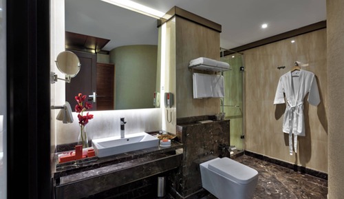 Business Suite, 1 King Bed with Sofa bed, Balcony