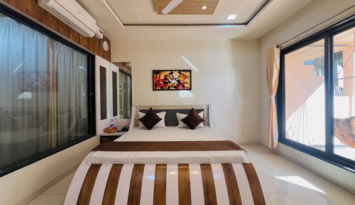 Family room with balcony