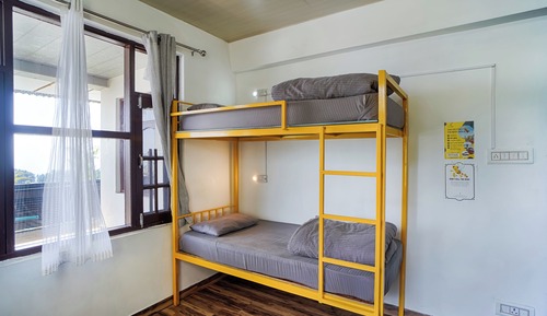 Shared Dormitory, Balcony, Mountain View