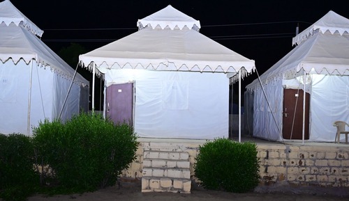 Luxury Tent, Balcony, Desert View