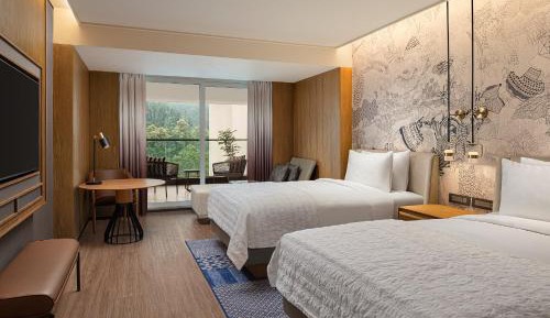 Premium Twin Pool View with Balcony | Get Club Lounge access for INR 6000/- for two adults