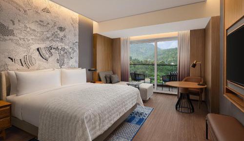 Premium King Pool View with Balcony  | Get Club Lounge access for INR 6000/- for two adults