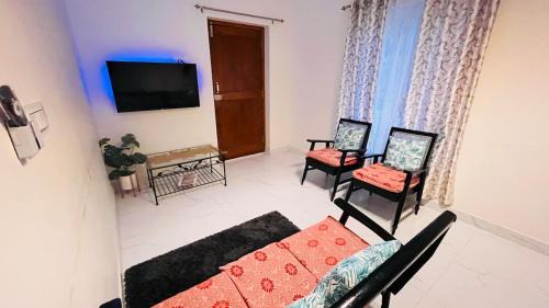 Two-Bedroom Apartment with Balcony and Terrace