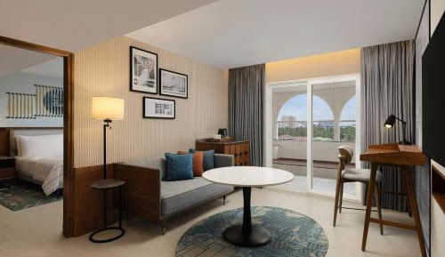 King Suite with Balcony and Backwater Island View
