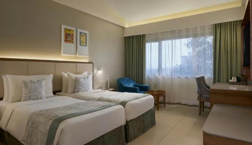 Winter Green Premium Twin Room with Garden View