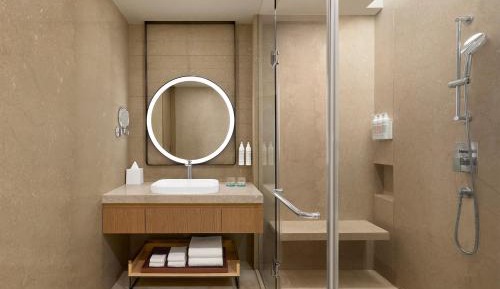 Premium Club, Club lounge access, Larger Guest room, 1 King, Skyline view, Balcony