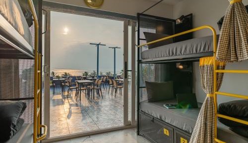  Bed in 6 Bed Female Dormitory with Sea View 