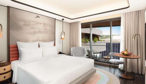 Superior Double Room with Balcony - 2 pints of Beer & 20% off on SPA once per stay - Happy Hour Special: 50% discount on select brands (4-8 PM )
