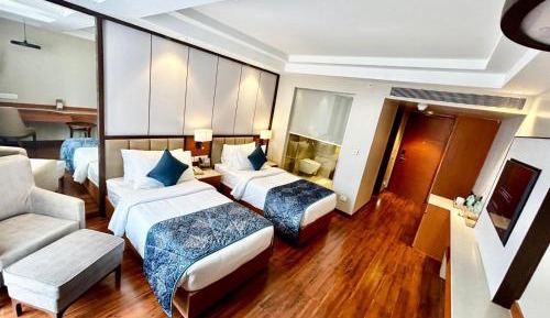 Premium Twin Room - 20% savings on Spa, 2 Hours of Happy Hours on selected beverages, 10% off on laundry per stay
