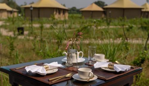 Luxury Tent with King Bed and Private Setup