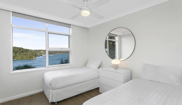 Mosman- RAG05 - Raglan Street - Waterfront 2BR Apartment with Stunning Harbour Views Balcony Near Mosman Ferry